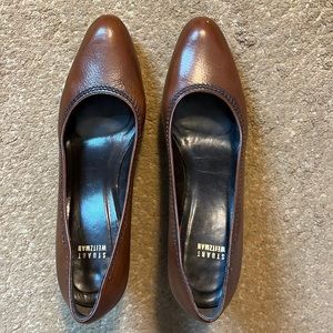 Stuart Weitzman Brown Platform Heels